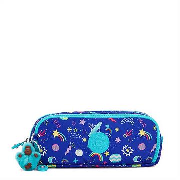 Kipling Gitroy Printed Pencil Case Tassen Paars | NL 1085TC